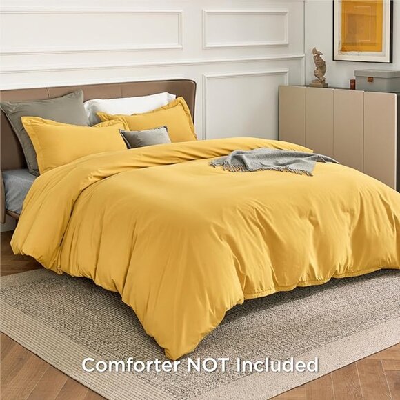New Full or Queen Duvet Covers Queen Size - Soft Brushed Microfiber 3 Pi… - Picture 12 of 13